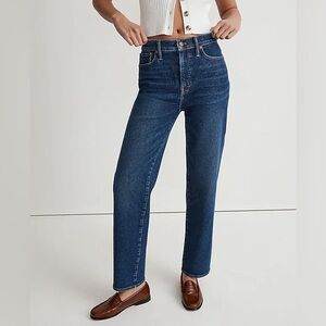 Madewell The Perfect Vintage Straight Jeans In Roxboro Wash